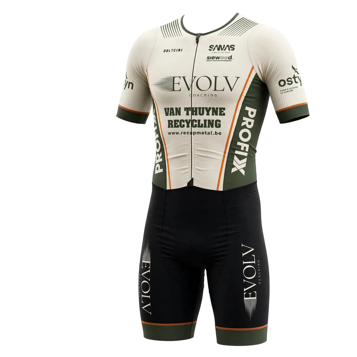 Trisuit van Evolv Coaching